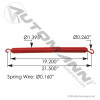 104.7100 Kenworth T600 T800 W900 Red Hood Spring 1998-2006