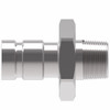 Aeroquip FD90 Series Coupling Male Half Straight Male NPT 1/4 | FD90-1012-02-04