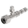 Aeroquip Hose Nipple Assembly Crimp Straight Female 45 Degree Swivel -10 Carbon Steel Dura-Kote | FJ3416-01-1010S