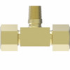 Aeroquip Air Brake Tee Assembly Brass Male NPTF with Sealant | 1472X6Z