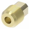 Aeroquip Brass Square Head Pipe Plug Adapter with Sealant | 3151X2Z