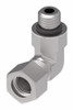 Aeroquip Adapter Flareless 90 Degree Tube x Male ORB Adjustable Carbon Steel Dura-Kote | 7515X8