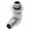 Aeroquip Adapter SAE 37 Elbow 90 Degree Carbon Steel Male Pipe NPTF x Male 37 Degree | 2213-8-10S