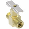 Aeroquip Valve Brass Shutoff Compression Straight | A6755