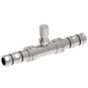 Aeroquip Hose Nipple Assembly Splicer with M12 Switchport Straight Carbon Steel Crimp | FJ3428-1212S