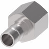 Aeroquip FD90 Series Coupling Male Half Straight Female NPT 1/4 | FD90-1034-02-04