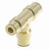 Aeroquip Push Connect Union Tee Brass | 1164X6