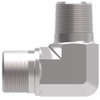 Aeroquip Adapter Flareless Steel 90 degree Tube x Male NPTF Dura-Kote | B7405X24
