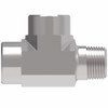 Aeroquip Adapter NPTF/NPSM Tee Carbon Steel | 2092-6-6S