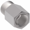 Aeroquip Carbon Steel Flareless Adapter Straight Tube x Female Pipe NPTF | B7255X6