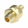 Aeroquip Nipple Reusable Air Brake -6 Hose x Male NPTF Brass | 1391X6X6