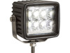 Buyers 1492237 Square Clear 6 LED Spot Light 12V / 24V 1350 Lumens