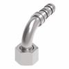Aeroquip Hose Fitting Permanent ORFS Female Swivel 90 Degree Carbon Steel Crimp | FJ3319-1212S