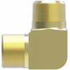 Aeroquip Air Brake Elbow Adapter Brass 90 Degree Male NPTF | B1369X6