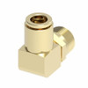 Aeroquip QCAB Elbow Adapter Brass 90 Degree | 1869X4S