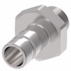 Aeroquip FD90 Series Coupling Male Half Straight Male SAE Flareless 1/4 | FD90-1044-04-04