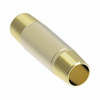 Aeroquip Long Nipple Pipe Adapter Brass Straight | 3327X2
