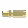 Aeroquip Hose Fitting Brass Reusable Male Pipe NPTF Straight | 90408-081000-0
