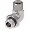 Aeroquip Carbon Steel Flareless Elbow Adapter 90 Degree Tube x Adjustable ORing | B7515X8