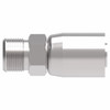 Aeroquip Hose End Permanent R7 Straight Male Inverted Brass | 08E-Y60