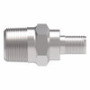 Aeroquip Nipple Perm NPTF Everswage Straight -12 Male NPTF 303 Stainless Steel | NM12-12-S