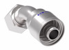 Aeroquip Fitting 4S Series Permanent Crimp 45 Degree Female ORFS Swivel Carbon Steel | 4SA16FRA16
