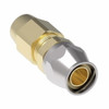 Aeroquip Fitting Reusable Teflon Female Compression Straight Brass | 38-191074-8