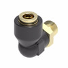 Aeroquip 90 Degree Elbow QCAB Composite Adapter Brass | 217-40004-03