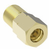 Aeroquip Compression Straight Adapter Brass With Sealant | 68X6Z