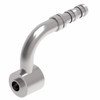 Aeroquip Hose Insert Assembly 90 Degree GM Compressor Block Carbon Steel | FJ3568-1010S