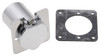 8608032 ZeroStart 2 Hole with Gasket, Receptacle, Chrome Plated