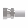 Aeroquip Hose Nipple Assembly PTFE Crimp Straight Female 37 Degree Swivel Carbon Steel | 820032-32-CZ