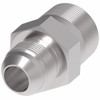 Aeroquip Adapter Straight Male Pipe NPTF x Male 37 Degree 316L Stainless Steel | 259-2021-6-6