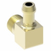 Aeroquip Hose Nipple 057 B Series Brass Reusable 90 Degree Male Pipe NPTF | 05706B-C02