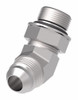 Aeroquip Adapter Elbow 45 Degree Carbon Steel | 2061-20-20S