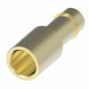 Aeroquip Adapter Mini Barb Straight Male Barb x Solder Counterbore Nickel | 1079X4X4