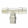 Aeroquip Adapter Brass Push Connect Tee Male Pipe Swivel on Run | 1171X4X6S