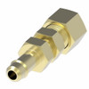 Aeroquip Adapter Brass Mini Barb Straight Bulkhead Tube | 1067X4X4
