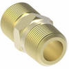 Aeroquip Adapter Brass Air Brake Connector Male NPTF Nickel | B1368X8X4