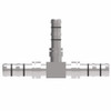 Aeroquip EZ Clip Tee Splicer Hose Nipple Assembly | FJ3066-060808S
