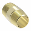 Aeroquip Close Nipple Adapter Brass Pipe Straight | 3326X6