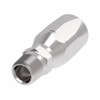 Aeroquip Hose Nipple Assembly Reusable R1AT Straight Male Pipe NPTF Carbon Steel | 10412N-112
