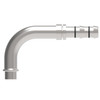 Aeroquip Hose Nipple Assembly Crimp 90 Degree Male Barb -6 Carbon Steel Dura-Kote | FJ3496-01-1010S