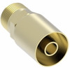 Aeroquip Fitting Permanent Air Brake Brass Hose End Straight Male Pipe NPTF | 33806P-108