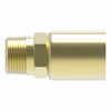 Aeroquip Fitting Permanent Air Brake Brass Hose End Straight Male Pipe NPTF | 33806P-108