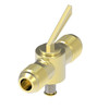 Aeroquip Valve Brass SAE 45 Flare Shutoff | 6724