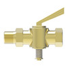 Aeroquip Valve Brass Male Pipe To Female Pipe Shutoff | 6824