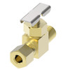 Aeroquip Valve Brass Self Align Shutoff Straight | A6760S