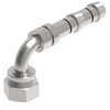 Aeroquip Hose Fitting Reusable 90 Degree Female ORFS Swivel -6 Carbon Steel Dura-Kote | FJ5994-05-0406S