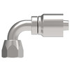 Aeroquip Hose End Crimp 90 Degree Female 37 Degree Swivel | 1GA12FJB12